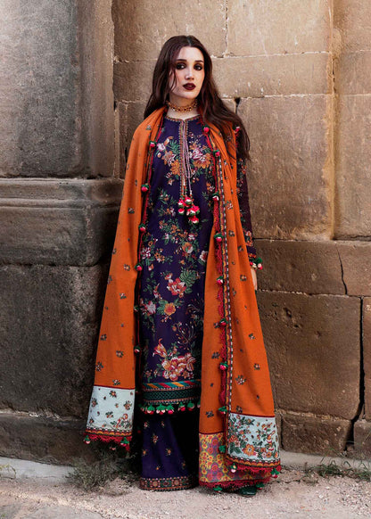 Buy Now, Amethsyt - Karandi AW 2023 - Hussain Rehar - Fall Edition - Shahana Collection UK - Winter 2023 - Wedding and Bridal Party Dresses - Pakistani Designer Dresses in UK - Shahana UK 