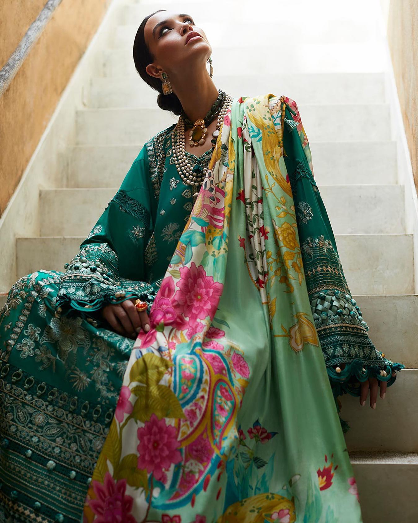 Buy Now - Arna - Elan Lawn'23 - Shahana Collection UK - Summer Lawn - Pakistani Designer wear - Wedding and Bridal party wear dresses - Elan in UK 