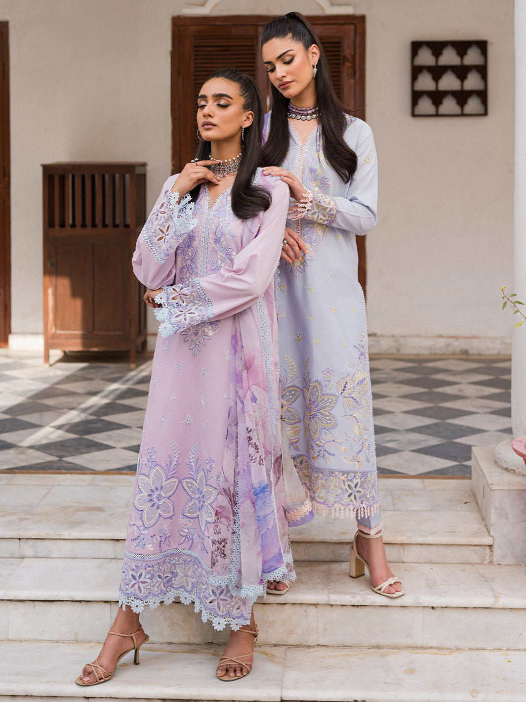 Shop Now, 24A - DIBA  - Wisteria Spring/Summer 2023 - Roheenaz - Shahana Collection UK - Eid Edit 2023