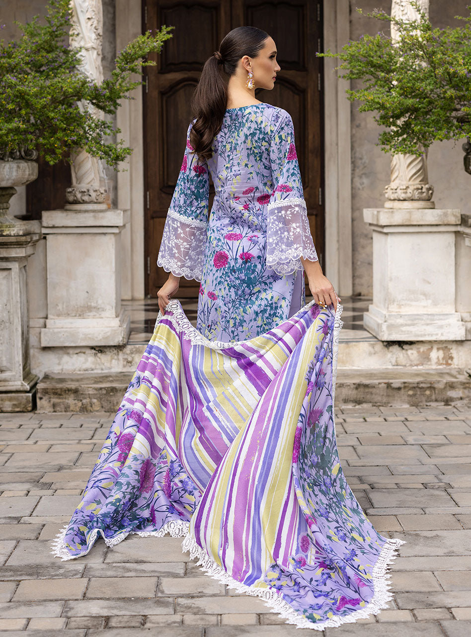 Buy Now, FROSTY-ORCHID 10B - Tahra Lawn - Zainab Chottani - Shahana Collection UK - Wedding and Bridal Party Dresses