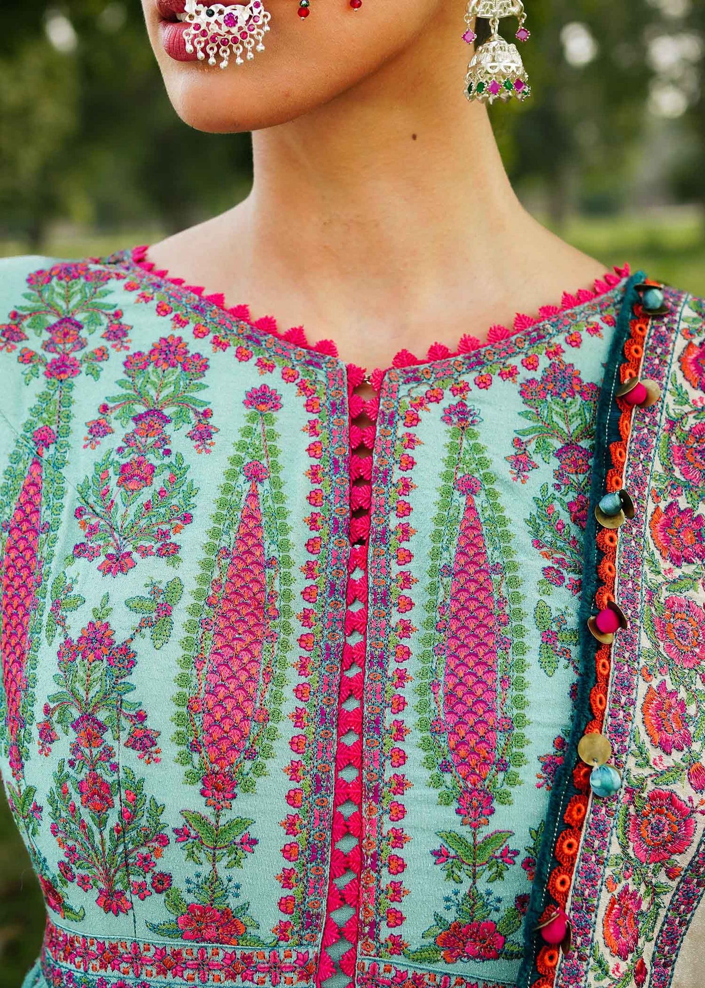 Buy Now, Ferozi - Karandi AW 2023 - Hussain Rehar - Fall Edition - Shahana Collection UK - Winter 2023 - Wedding and Bridal Party Dresses - Pakistani Designer Dresses in UK - Shahana UK 