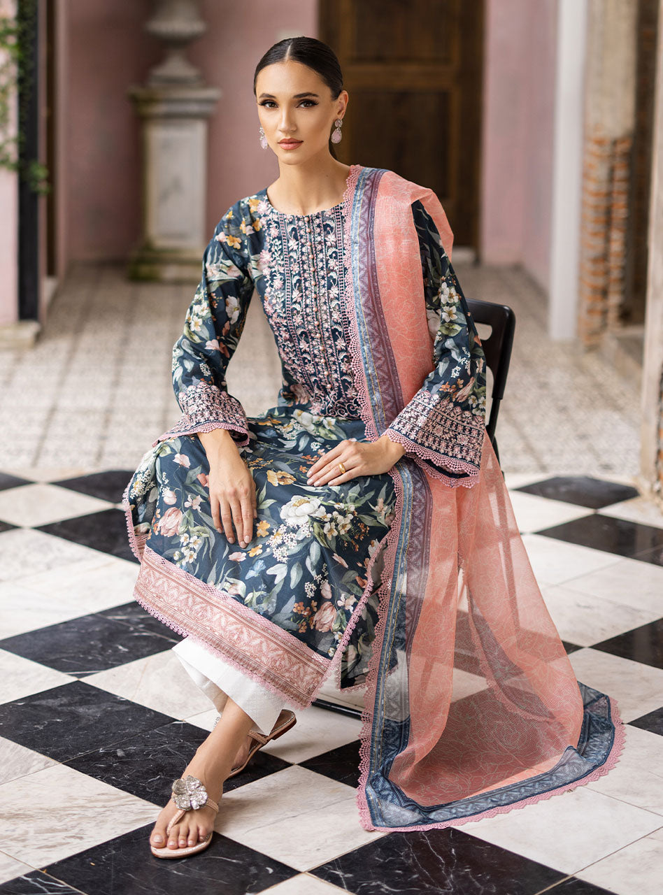 Buy Now, JADE-CHARM 1B - Tahra Lawn - Zainab Chottani - Shahana Collection UK - Wedding and Bridal Party Dresses