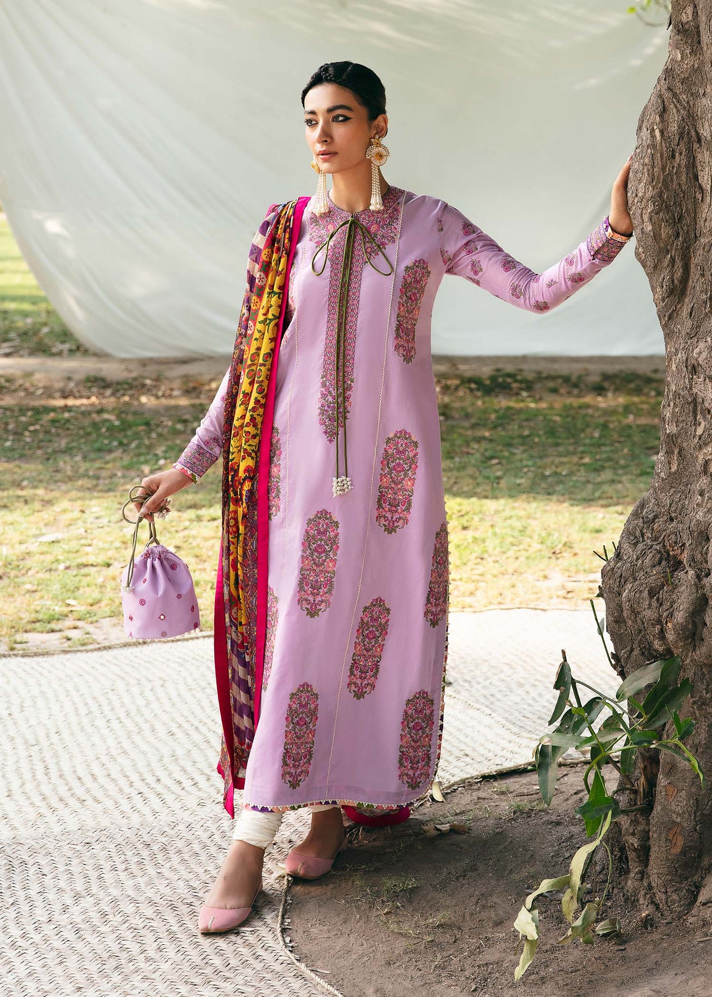 Buy Now - KASNI - Masuam Lawn Collection'23 - Hussain Rehar - Pakistani Designer Clothes - Bridal and Party Dresses - Shahana Collection UK 