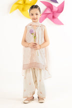 3 Piece Embroidered Dobby Lawn by Maria B Kids Luxury Pret - Shahana Collection UK
