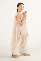 3 Piece Embroidered Dobby Lawn by Maria B Kids Luxury Pret - Shahana Collection UK