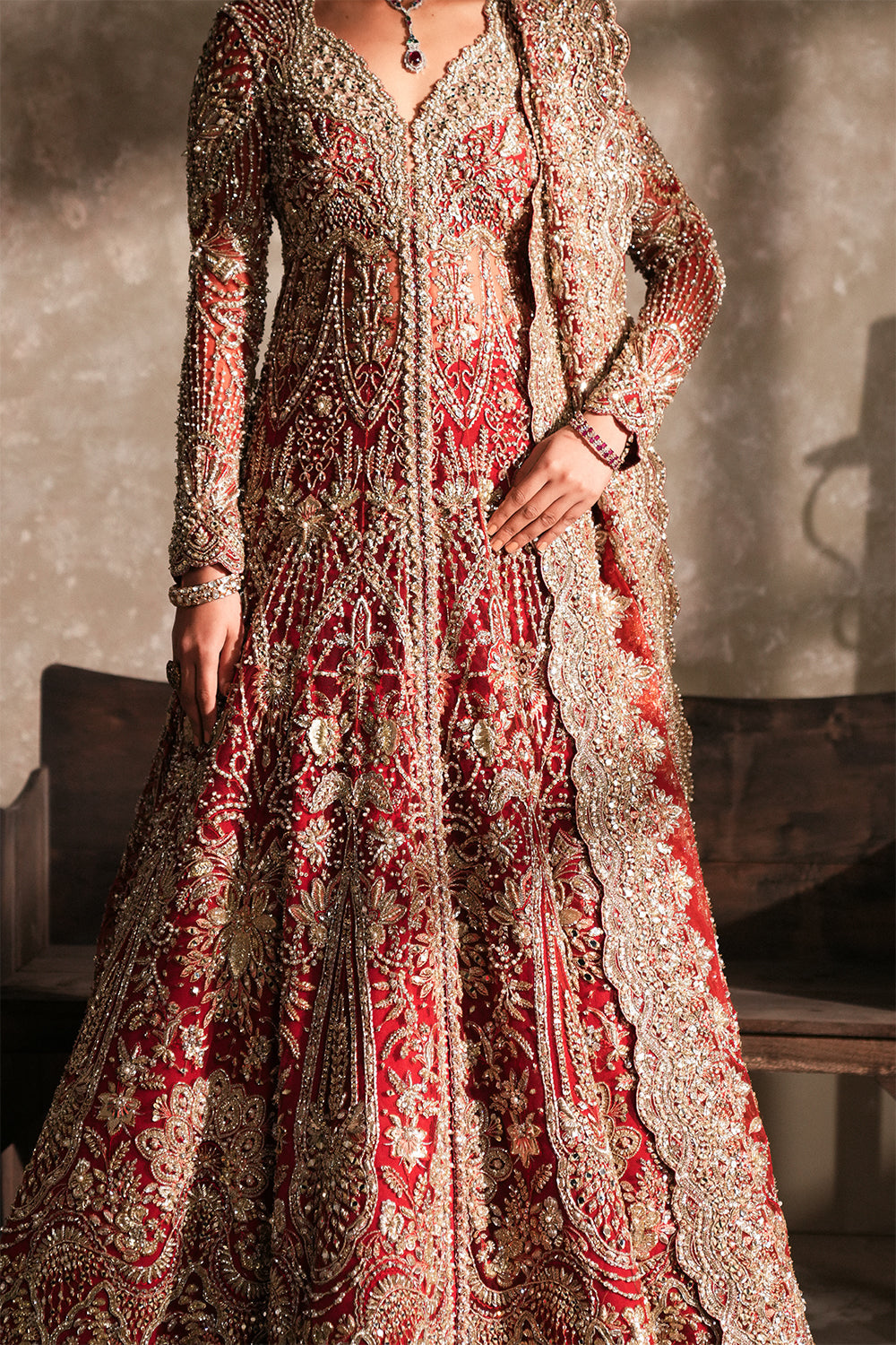 Nyah by Soraya Official Bridal Pishwas Lehenga - Shahana Collection UK