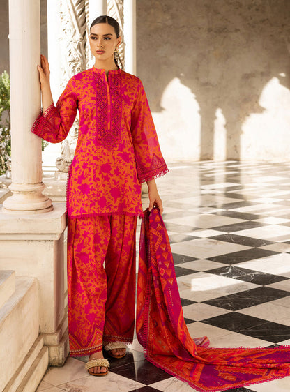 Buy Now, POPPY-ZEST 4A - Tahra Lawn - Zainab Chottani - Shahana Collection UK - Wedding and Bridal Party Dresses