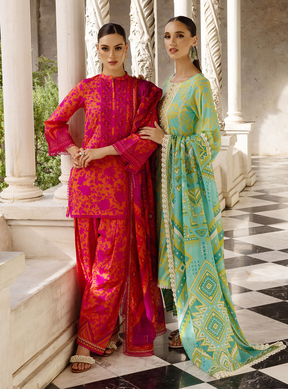 Buy Now, POPPY-ZEST 4A - Tahra Lawn - Zainab Chottani - Shahana Collection UK - Wedding and Bridal Party Dresses