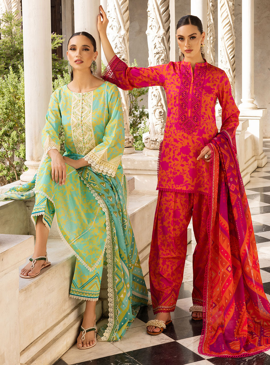 Buy Now, POPPY-ZEST 4B - Tahra Lawn - Zainab Chottani - Shahana Collection UK - Wedding and Bridal Party Dresses
