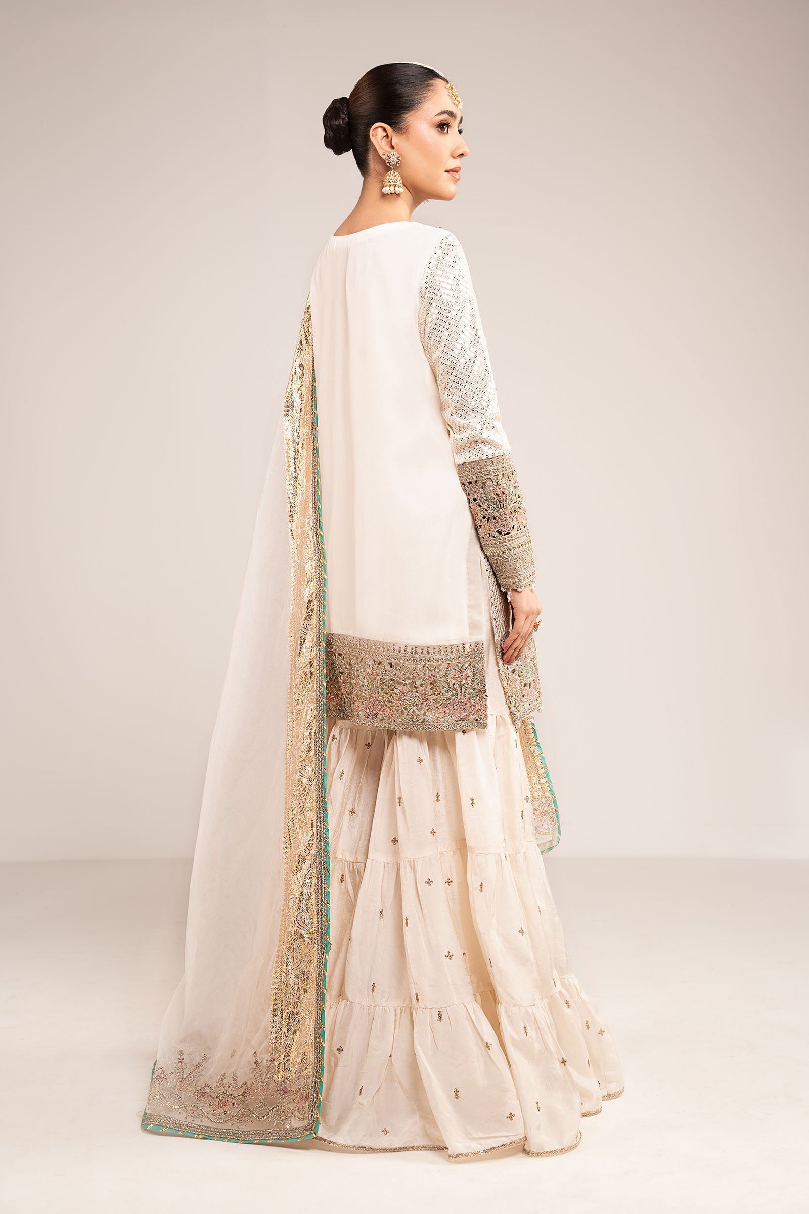 3 Piece Embroidered Chiffon by Maria B Luxury Formals - Shahana Collection UK