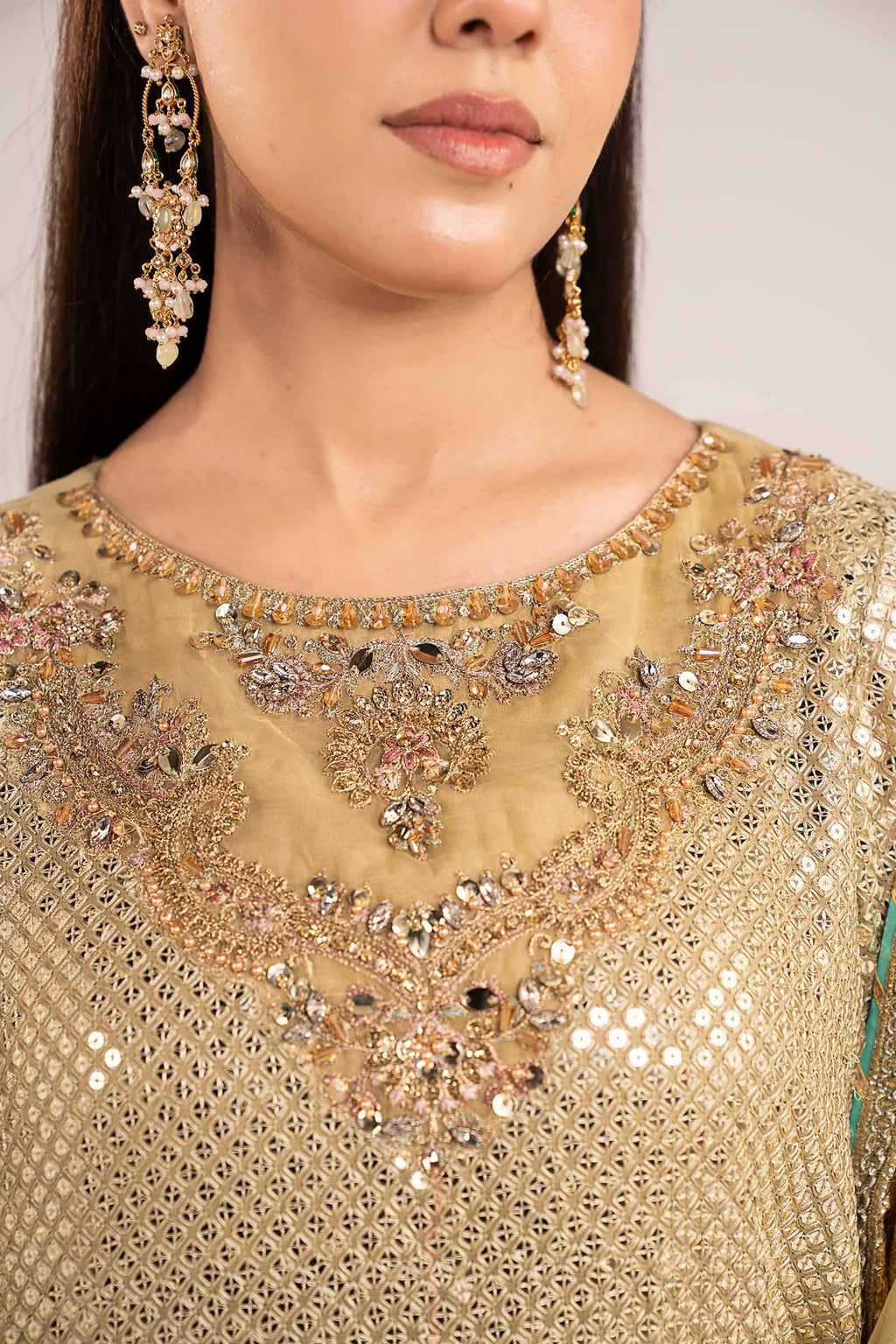 3 Piece Embroidered Chiffon by Maria B Luxury Formals - Shahana Collection UK