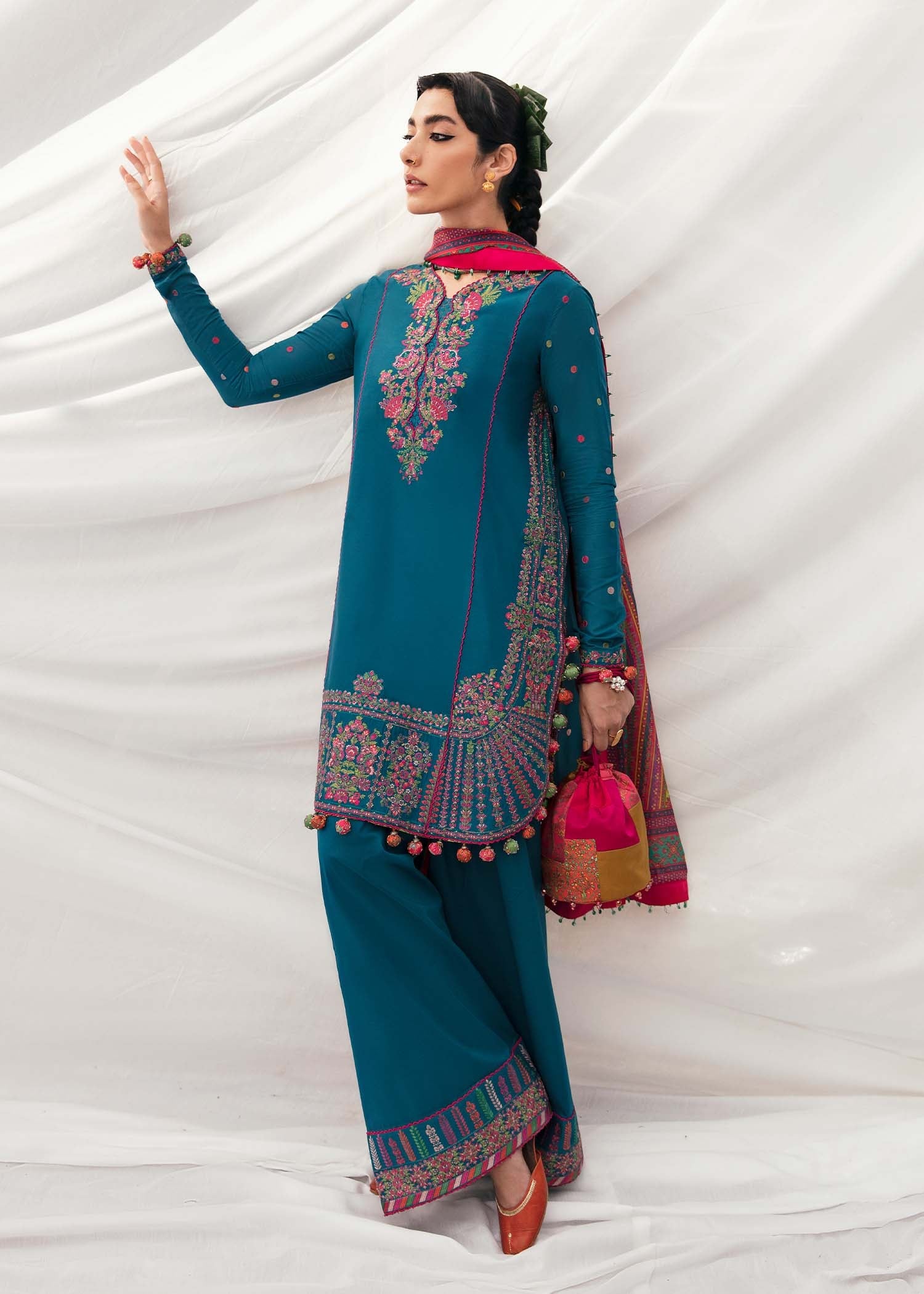 Buy Now - SHAB - Masuam Lawn Collection'23 - Hussain Rehar - Pakistani Designer Clothes - Bridal and Party Dresses - Shahana Collection UK 