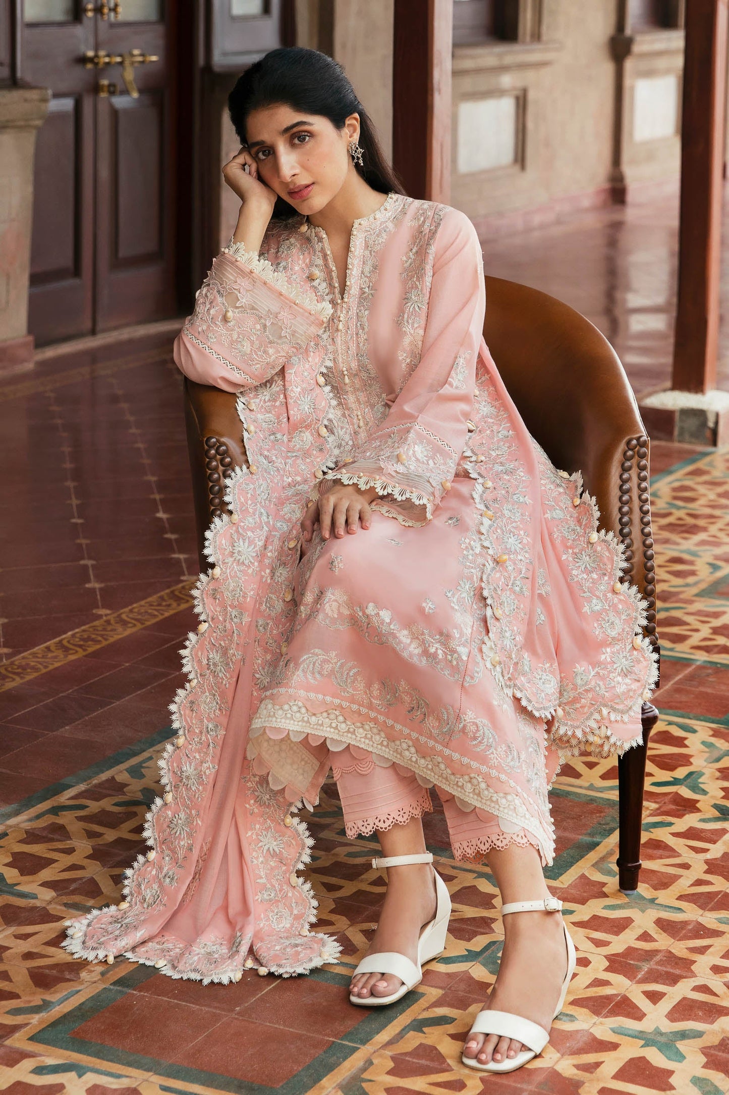 Shop Now, ELA (ZF23-06) - Festive Eid Edit 2023 - ZAHA - Shahana Collection UK - Wedding and Bridal Party Dresses 