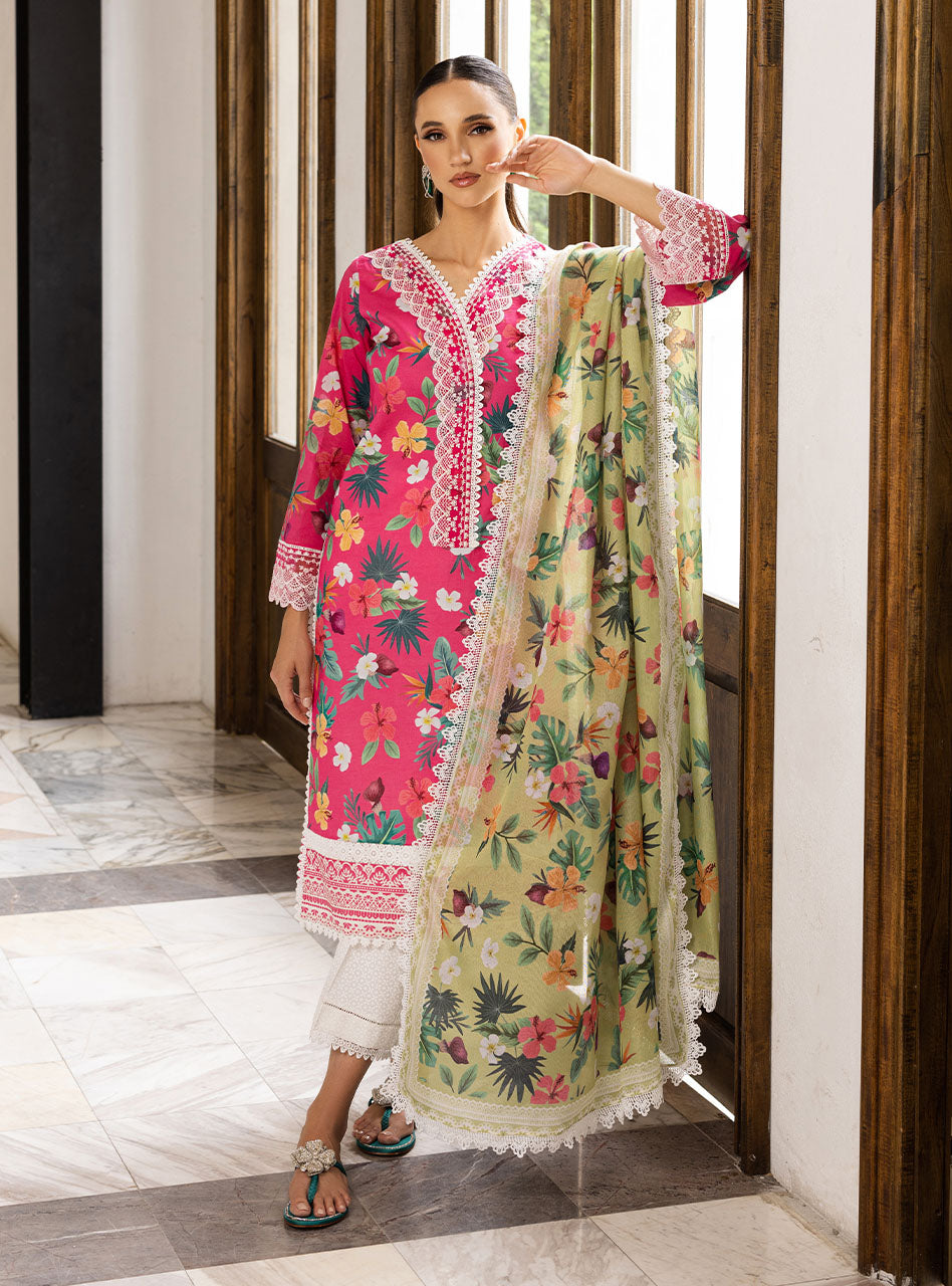 Buy Now, WILD-BLOSSOM - 2B - Tahra Lawn - Zainab Chottani - Shahana Collection UK - Wedding and Bridal Party Dresses