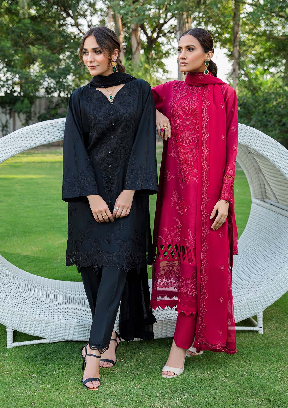 Buy Now, LOOK 5B - AIK Lawn'23 - Vol. 2 - Shahana Collection UK - Wedding and Bridal Party Dresses - Aik Atelier 