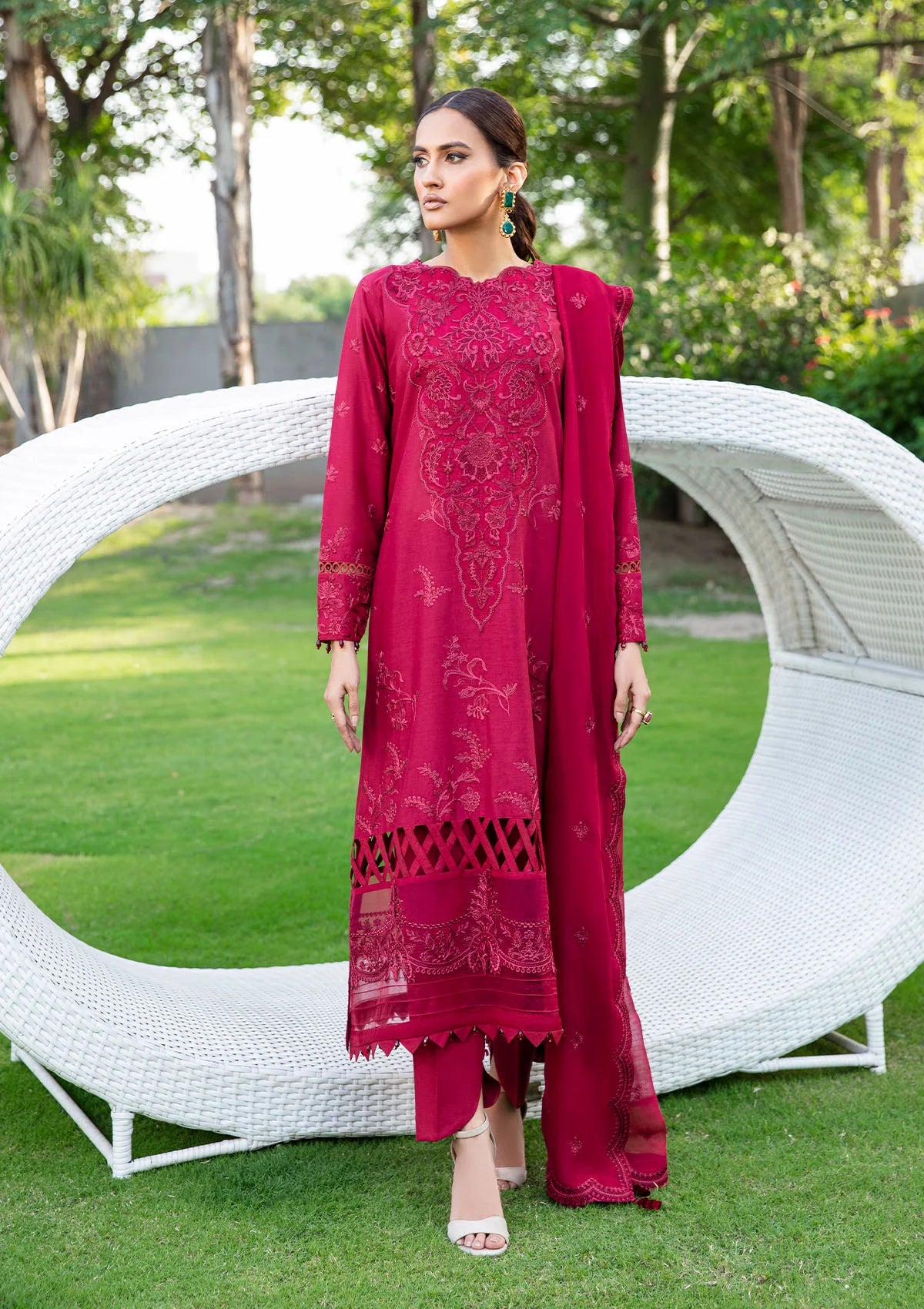 Buy Now, LOOK 5B - AIK Lawn'23 - Vol. 2 - Shahana Collection UK - Wedding and Bridal Party Dresses - Aik Atelier 