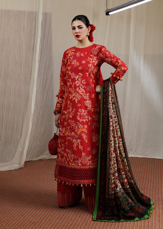 Buy Now, Berry - Factory No. 21 - Eid Spring/Spring Lawn'23 - Hussain Rehar - Shahana Collection UK - Wedding and Bridal Party Dresses 