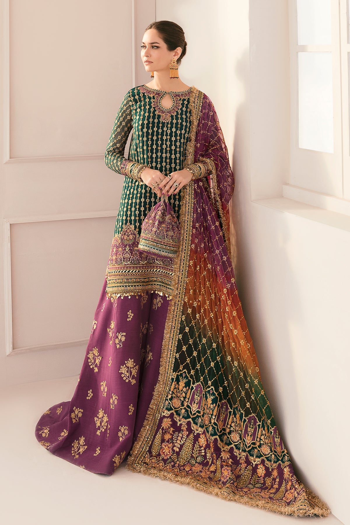 CH11-D06 - Chantelle Embroidered Collection Chapter 11 by Baroque Fashion - Shahana Collection UK