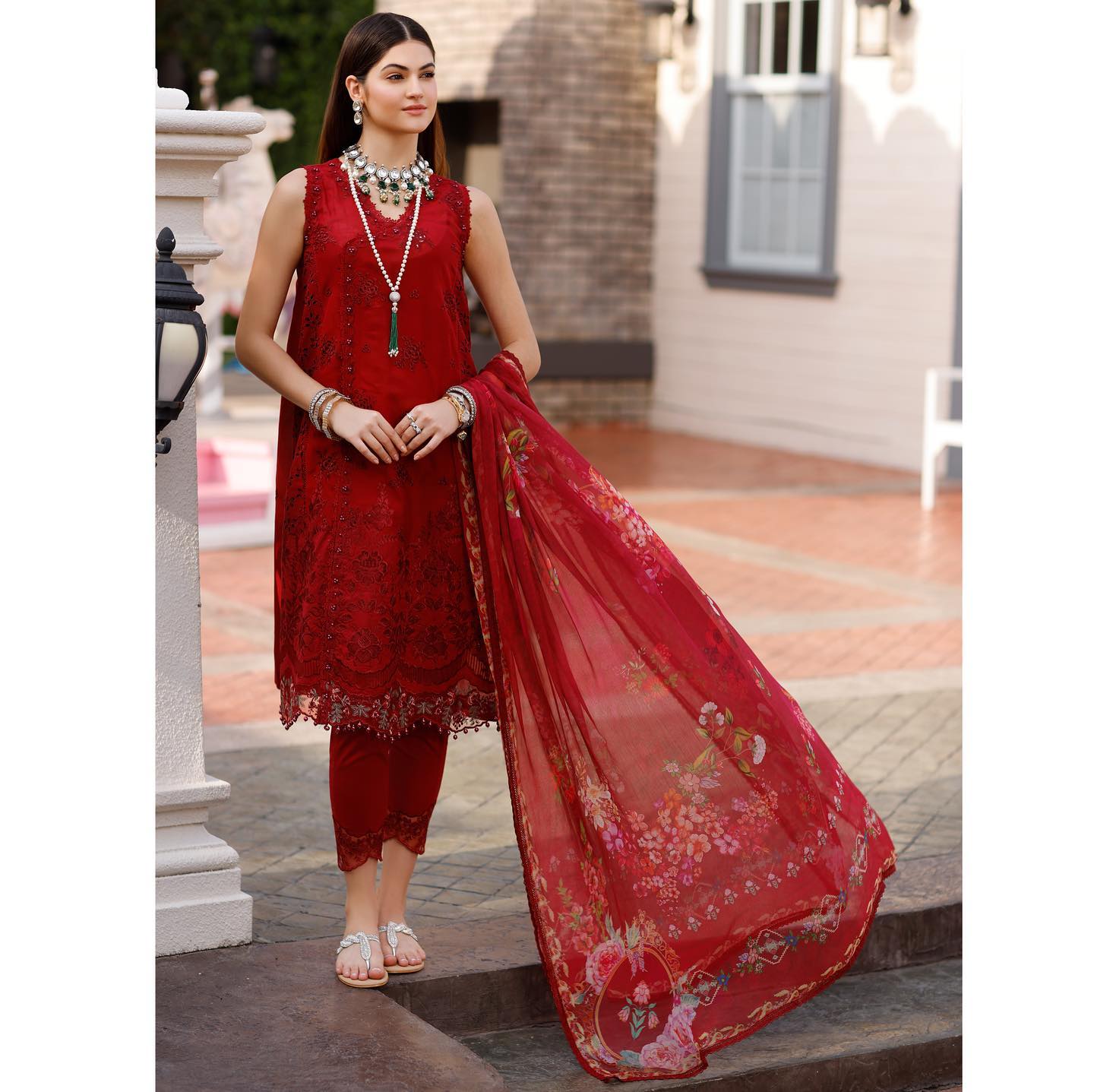 Buy Now, NAIRA - Noor Eid Handwork Schiffli Laserkari 2023 - Saadia Asad - Shahana Collection UK - Bridal and Party wear dresses