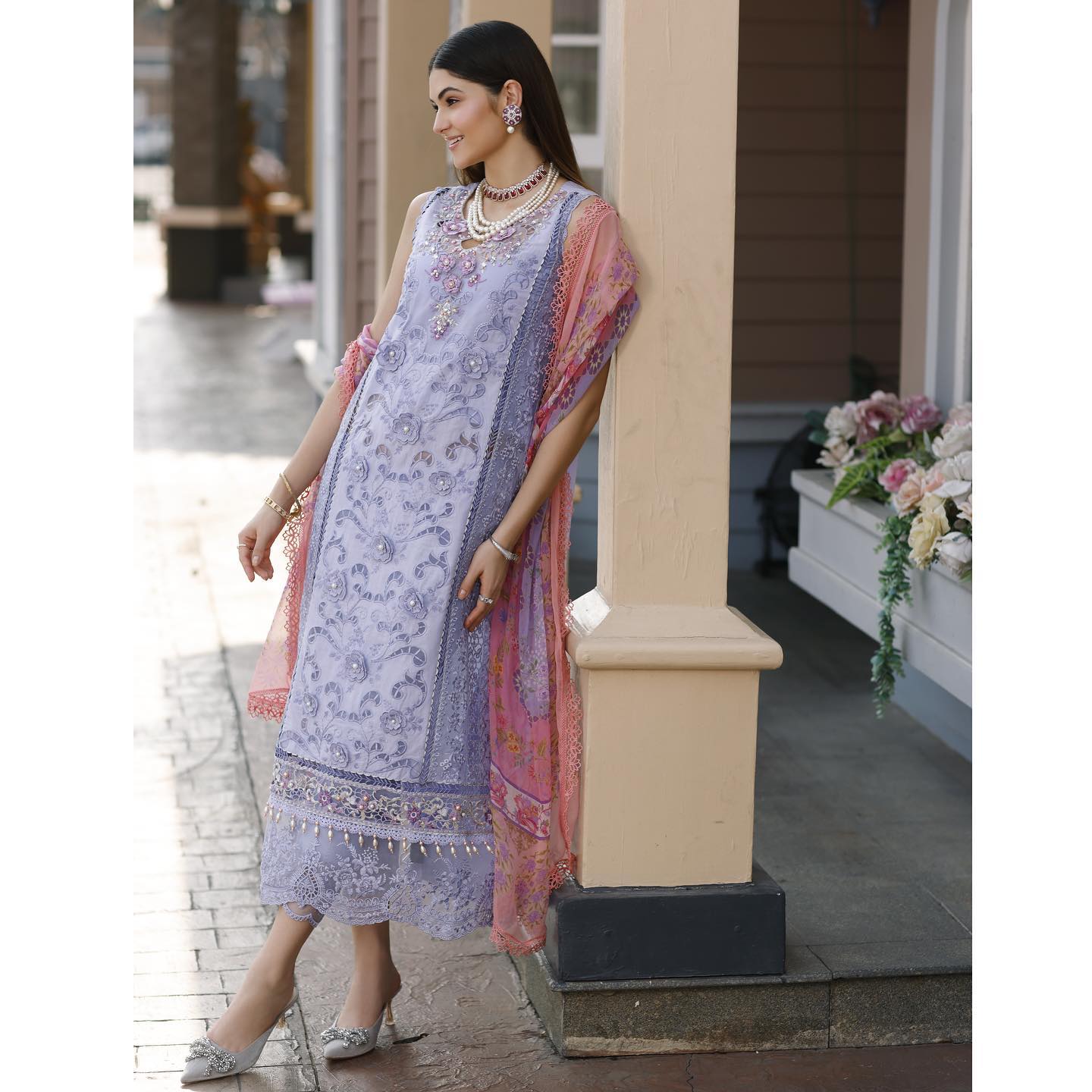 Buy Now, IRIS - Noor Schiffili Lserkari 2023 - Saadia Asad - Shahana Collection UK - Bridal and Party wear dresses