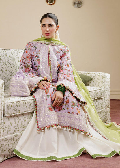 Buy Now, Lilac - Factory No. 21 - Eid Spring/Spring Lawn'23 - Hussain Rehar - Shahana Collection UK - Wedding and Bridal Party Dresses 