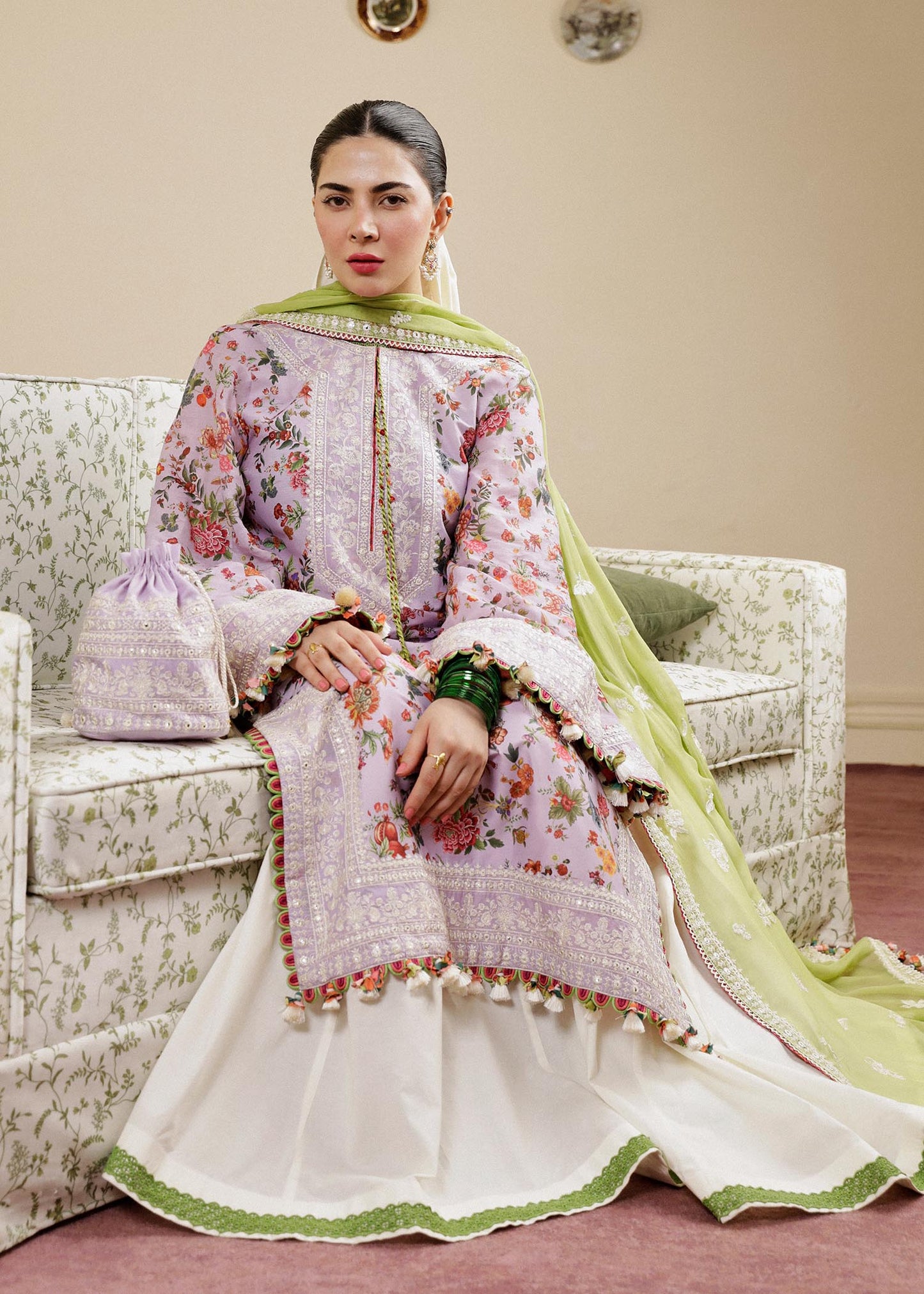 Buy Now, Lilac - Factory No. 21 - Eid Spring/Spring Lawn'23 - Hussain Rehar - Shahana Collection UK - Wedding and Bridal Party Dresses 