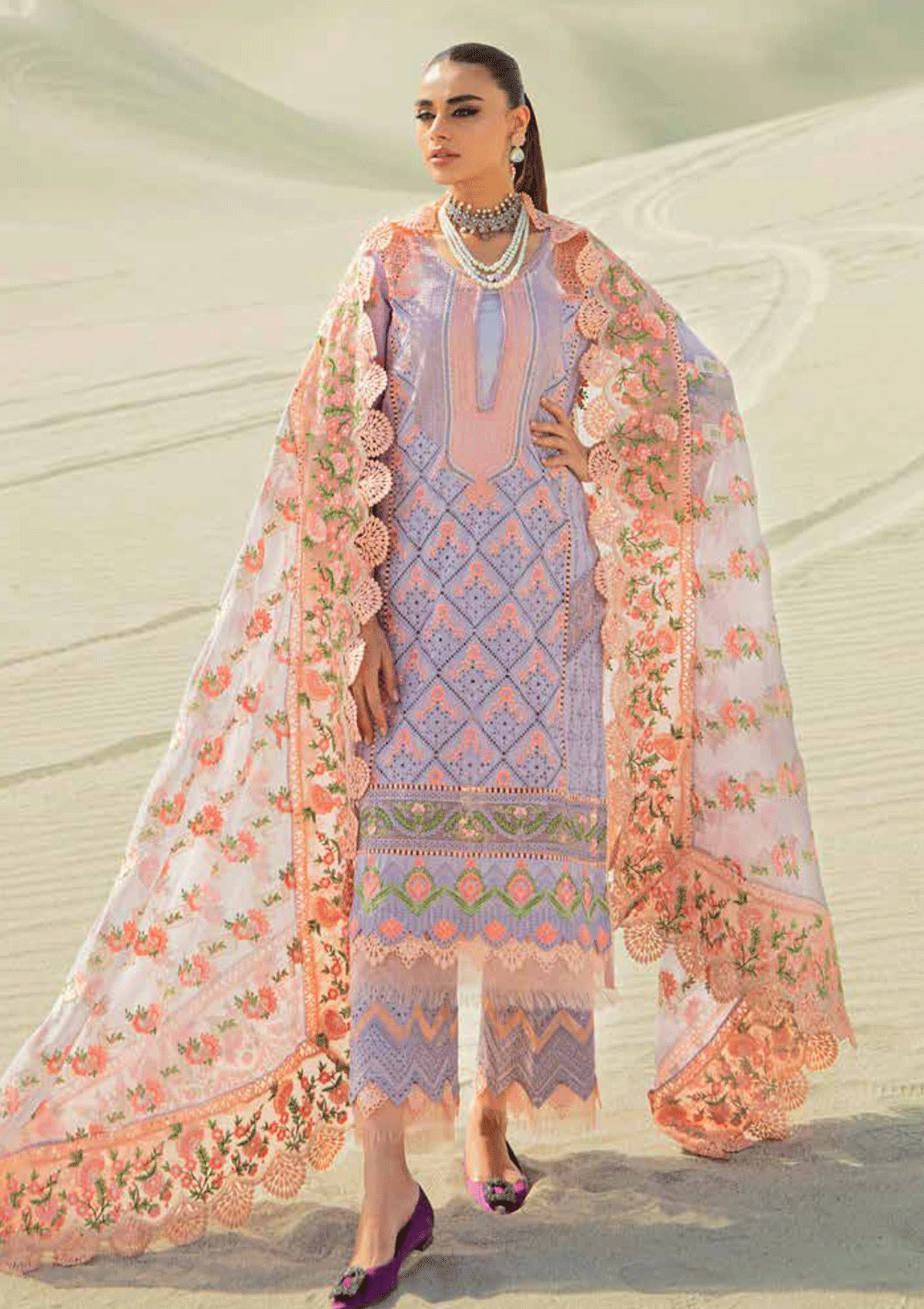 Shop Now, Lily - Luxury Lawn 2023 - Vol.2 - Maryam Hussain - Shahana Collection UK - Wedding and Bridal Party Dresses 