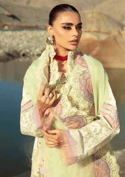Shop Now, Mint - Luxury Lawn 2023 - Vol.2 - Maryam Hussain - Shahana Collection UK - Wedding and Bridal Party Dresses