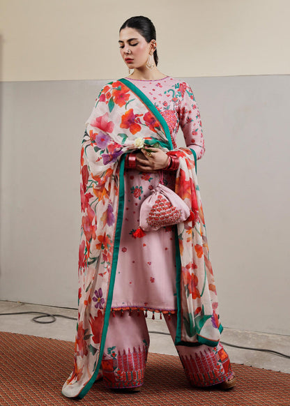 Buy Now, Paeonia - Factory No. 21 - Eid Spring/Spring Lawn'23 - Hussain Rehar - Shahana Collection UK - Wedding and Bridal Party Dresses 