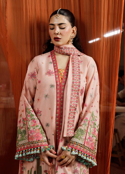 Buy Now, Pembe  - Factory No. 21 - Eid Spring/Spring Lawn'23 - Hussain Rehar - Shahana Collection UK - Wedding and Bridal Party Dresses 