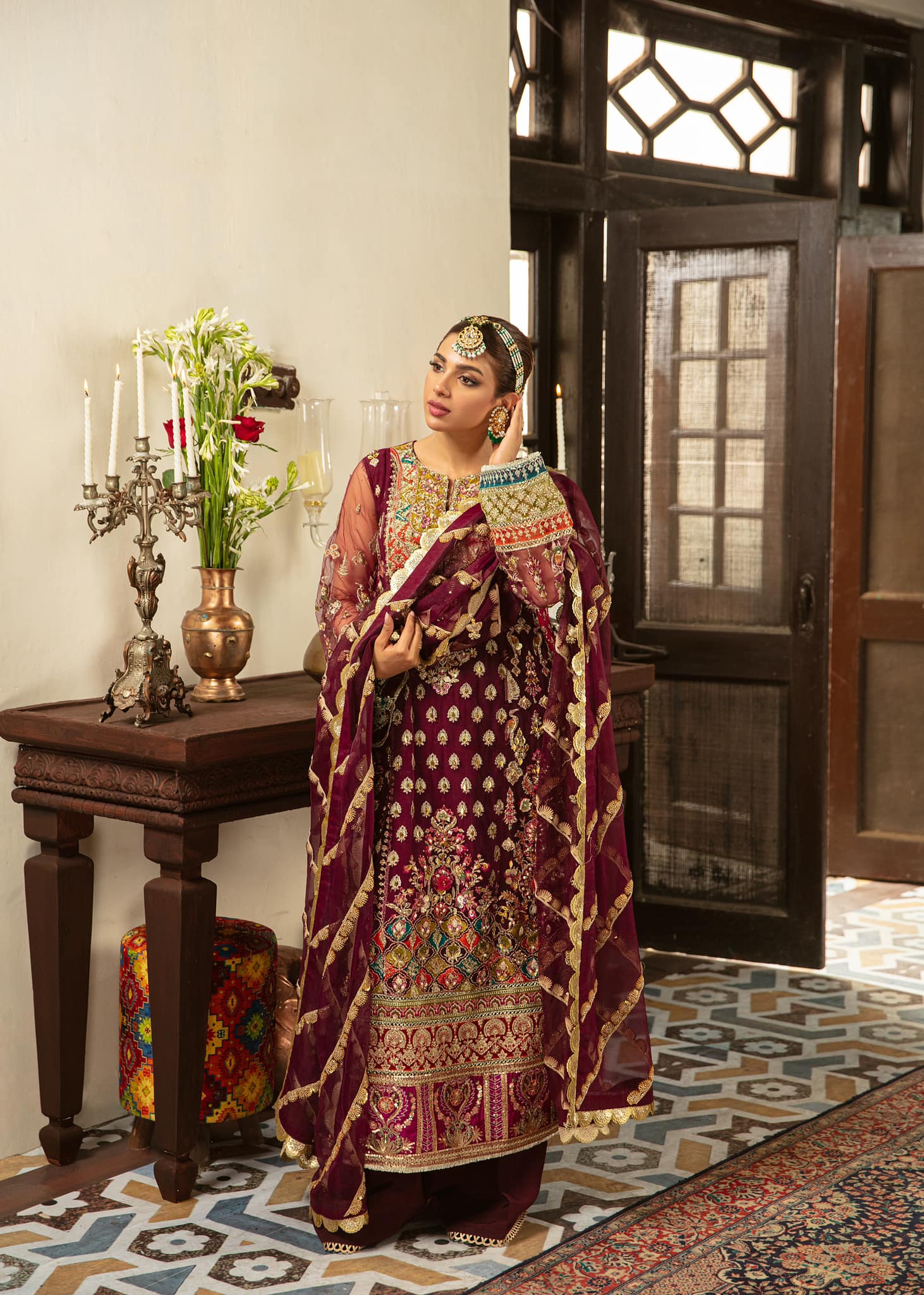 D#4 Zeenia - Gulaab - Wedding Collection by Maryam Hussain 2022 - Shahana Collection UK - Maryam Hussain in UK 