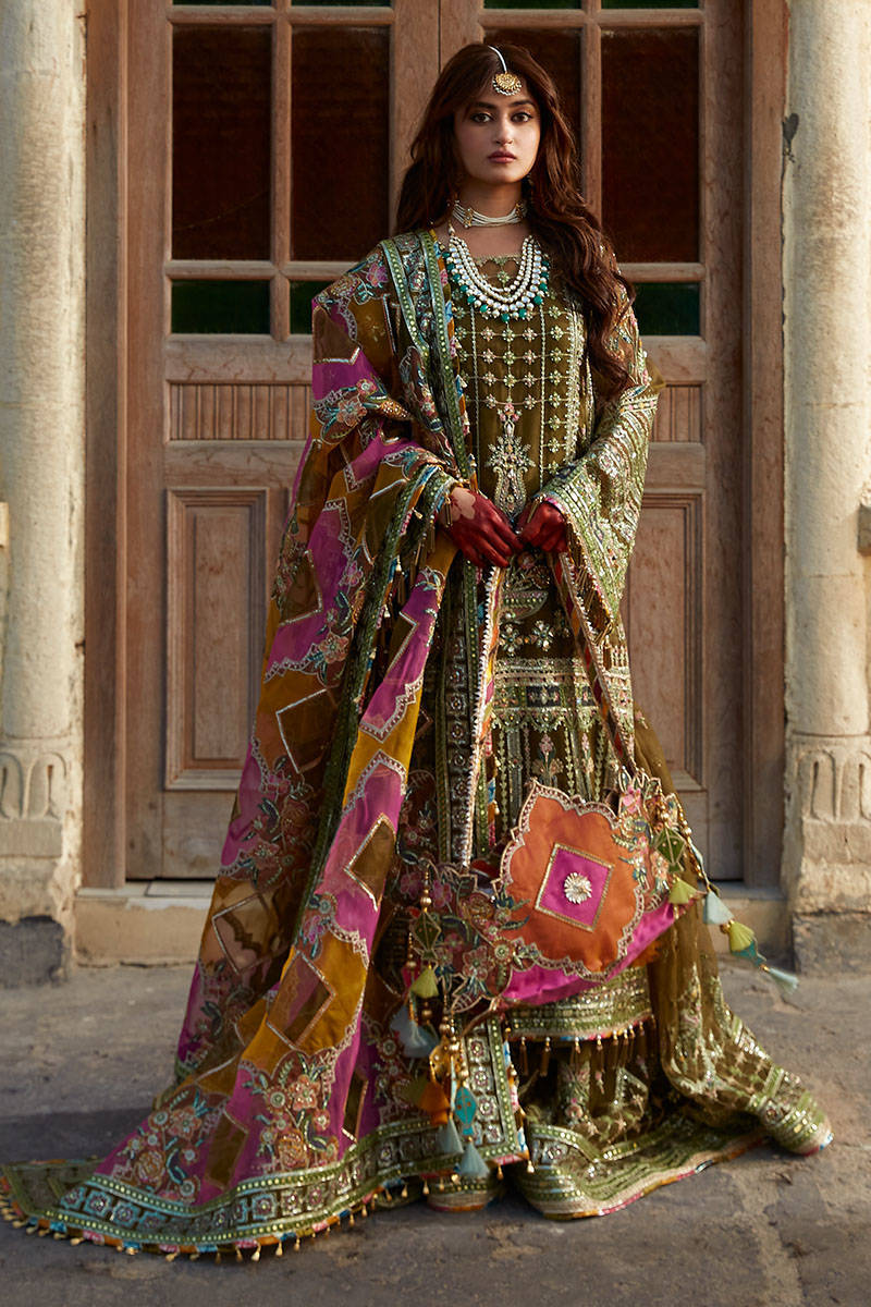 Buy Pakistani Dress in the UK - Viraas - Sagar Kinare - Zarlish Vol 3 - Mohsin Naveed Ranjha - Shahana Collection 