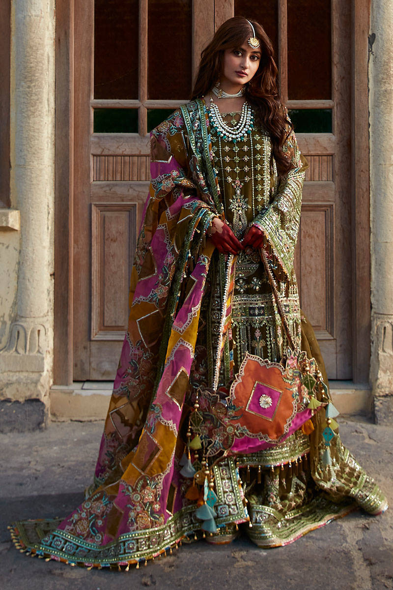 Buy Pakistani Dress in the UK - Viraas - Sagar Kinare - Zarlish Vol 3 - Mohsin Naveed Ranjha - Shahana Collection 