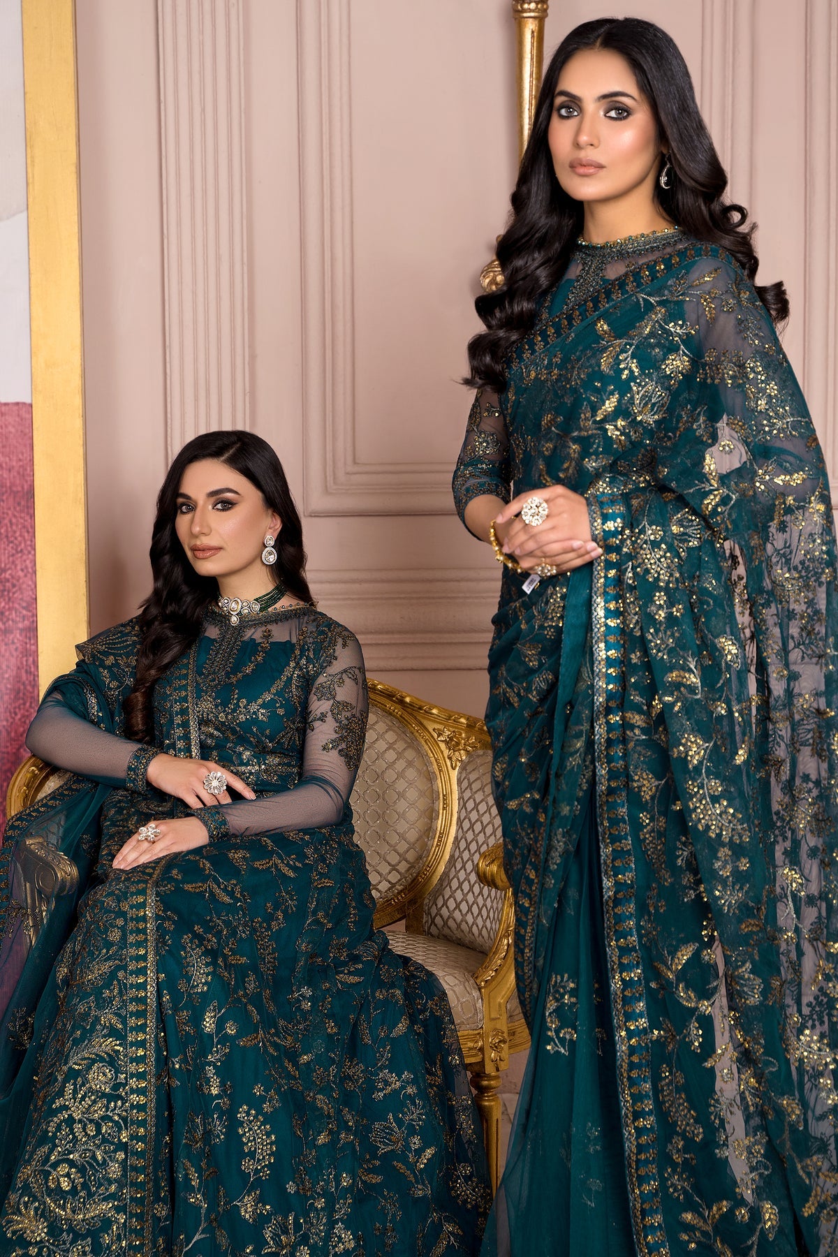 ZA - 01 Evergreen  - Afreen Formal Collection 2023 - Zarif - Shahana Collection UK - Eid Festive 2023