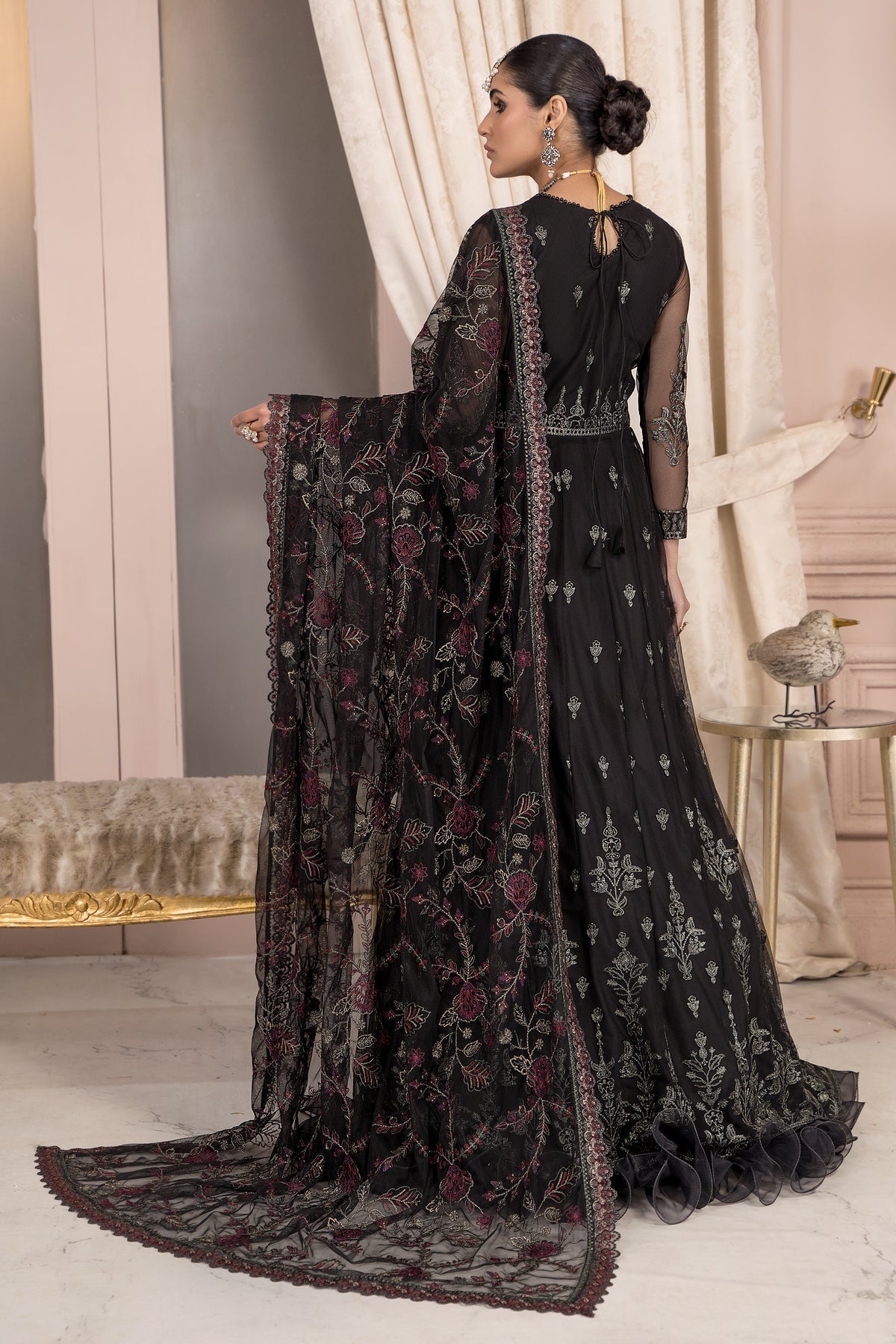 ZA - 02 Black Affair - Afreen Formal Collection 2023 - Zarif - Shahana Collection UK - Eid Festive 2023