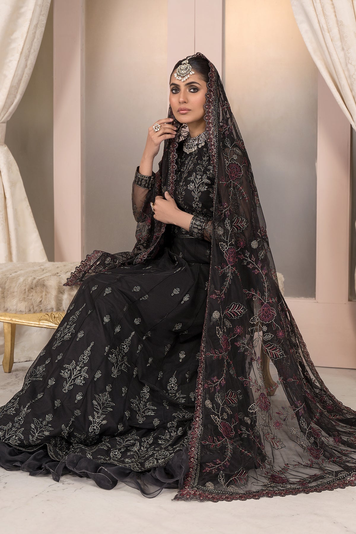 ZA - 02 Black Affair - Afreen Formal Collection 2023 - Zarif - Shahana Collection UK - Eid Festive 2023