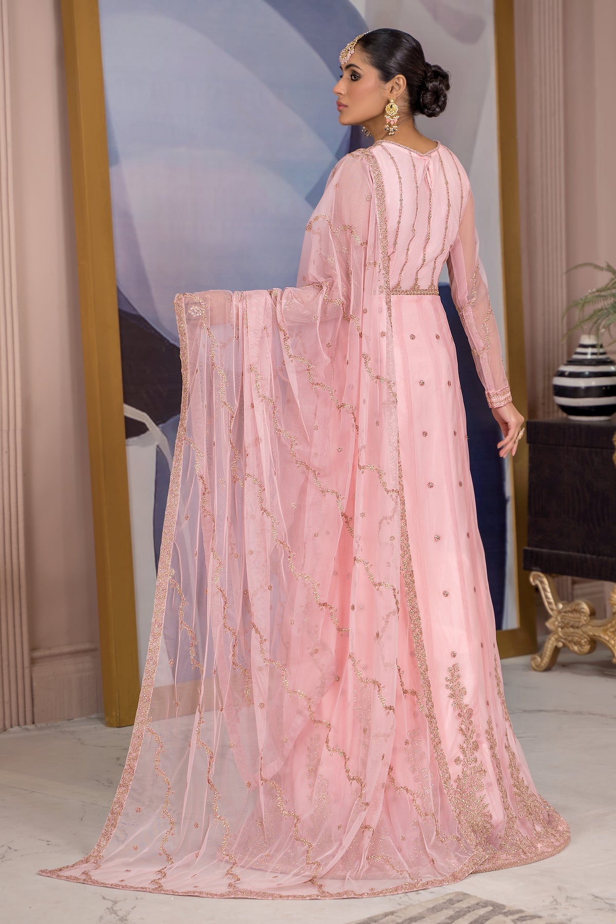ZA-07 -French Rose- Afreen Formal Collection 2023 - Zarif - Shahana Collection UK - Eid Festive 2023