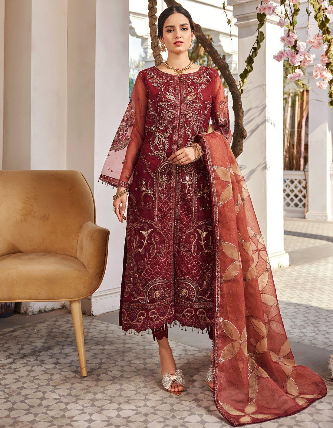 NF-209 - Nafasat - Edit2 - Emaan Adeel - Chiffon Collection '23