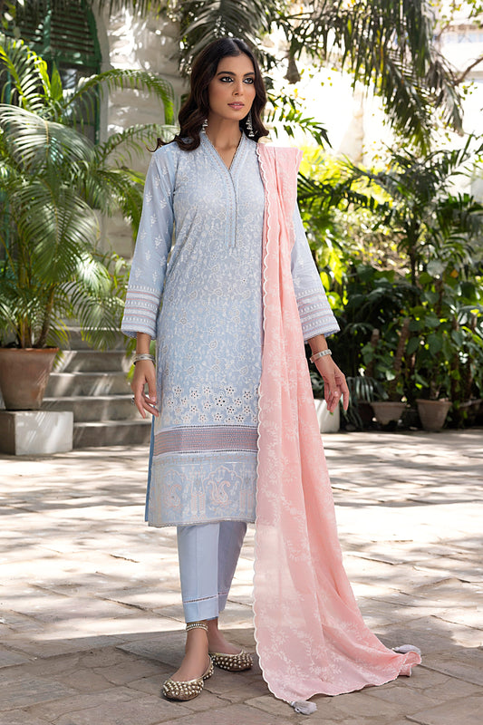 LED-0022 - Embroidered Lawn Collection 2023- Lakhany - Shahana Collection UK - Lakhanay in UK - Eid 2023