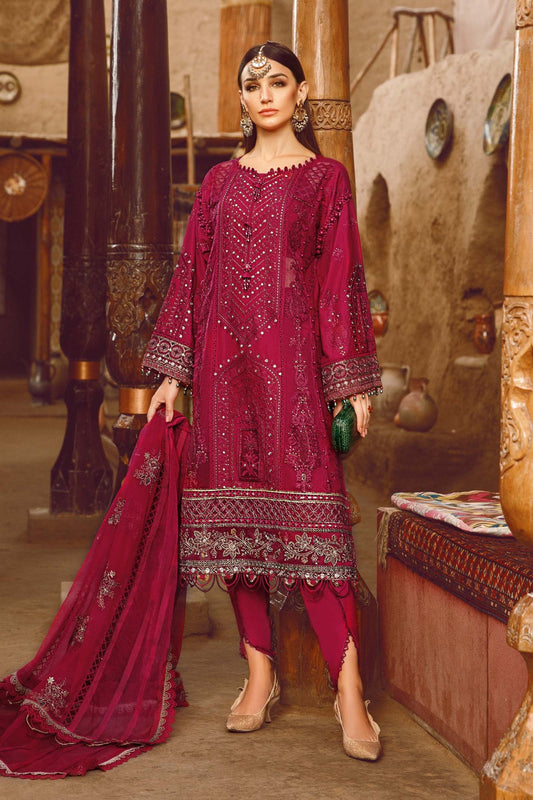 Maria.B Luxe Lawn - D-2311-B- Luxury Eid Lawn 2023 - Spring Summer 2023 - Shahana Collection UK
