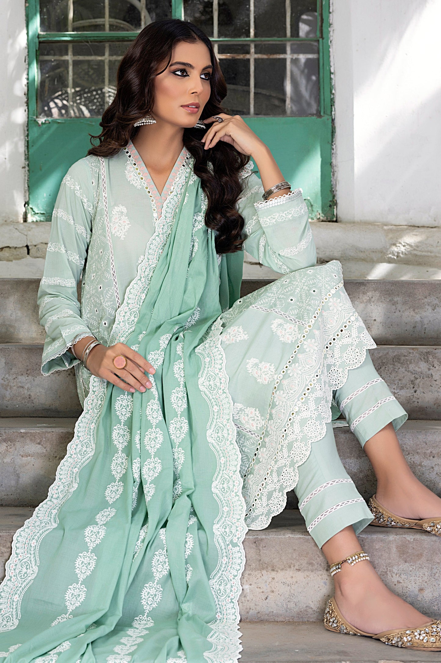 LED-0021 - Embroidered Lawn Collection 2023- Lakhany - Shahana Collection UK - Lakhanay in UK - Eid 2023