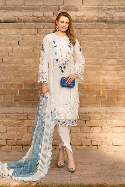 Maria.B Luxe Lawn - D-2315-A- Luxury Eid Lawn 2023 - Spring Summer 2023 - Shahana Collection UK