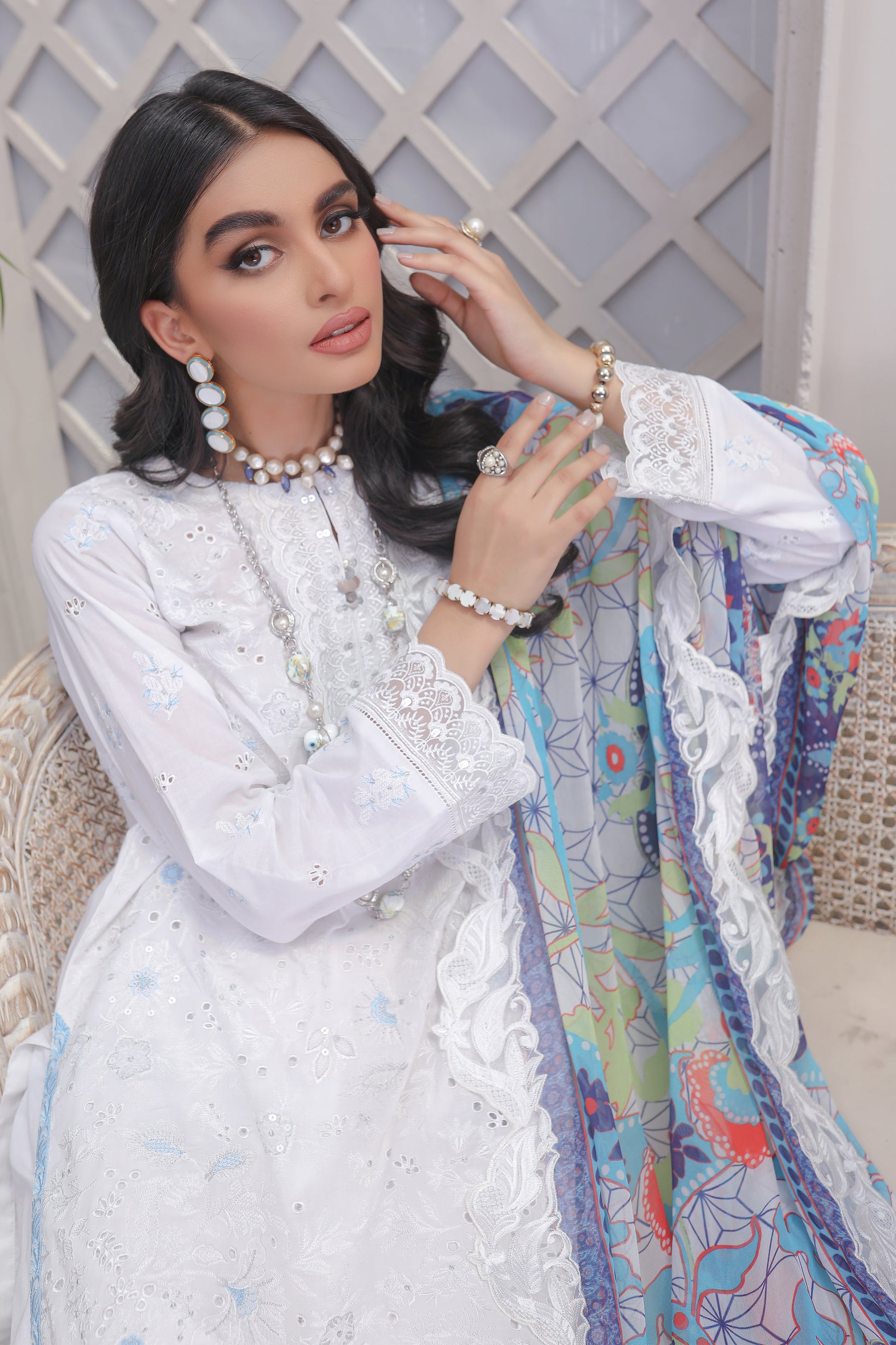 CEC-5481 - Embroidered Lawn Collection 2023- Lakhany - Shahana Collection UK - Lakhanay in UK - Eid 2023