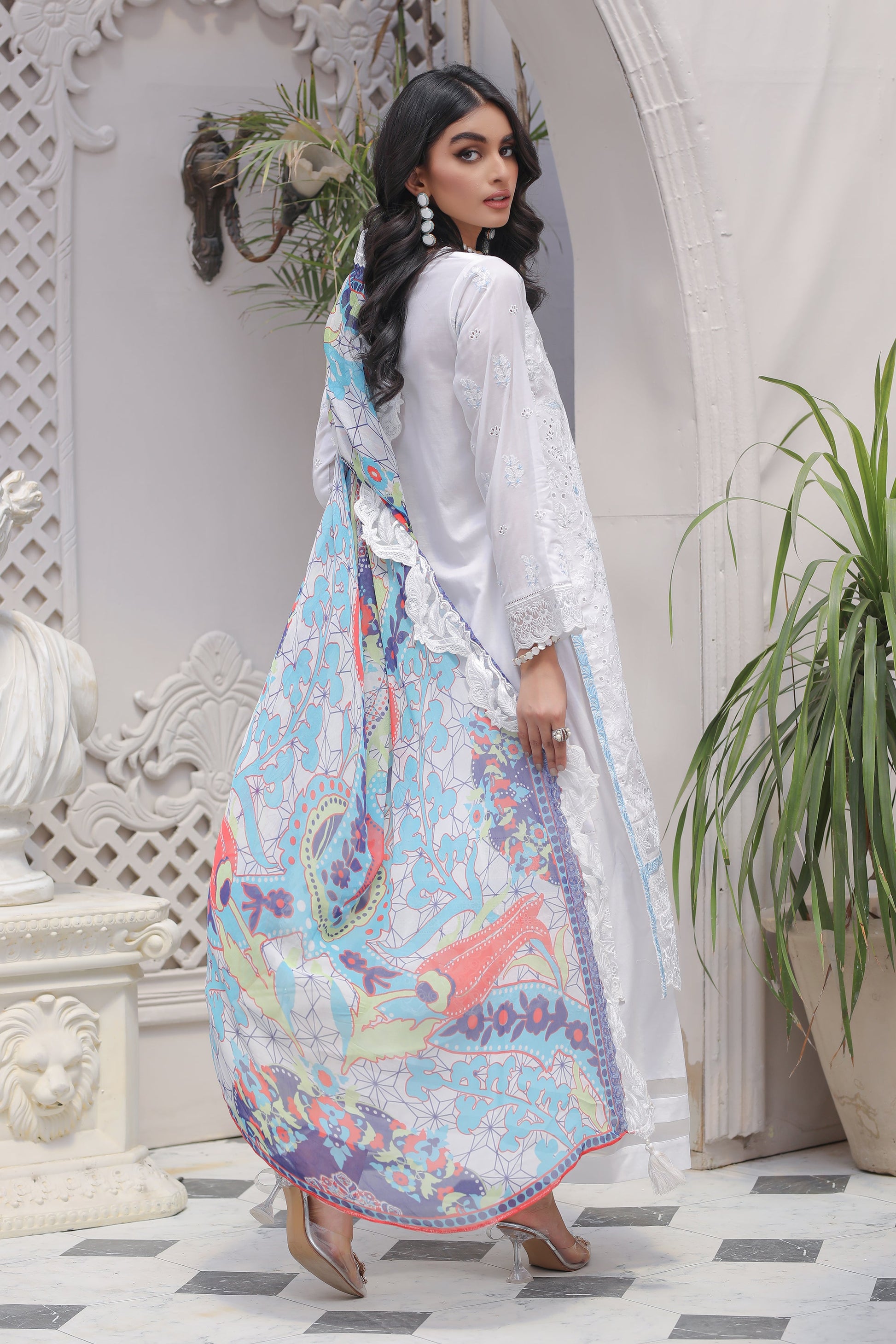 CEC-5481 - Embroidered Lawn Collection 2023- Lakhany - Shahana Collection UK - Lakhanay in UK - Eid 2023