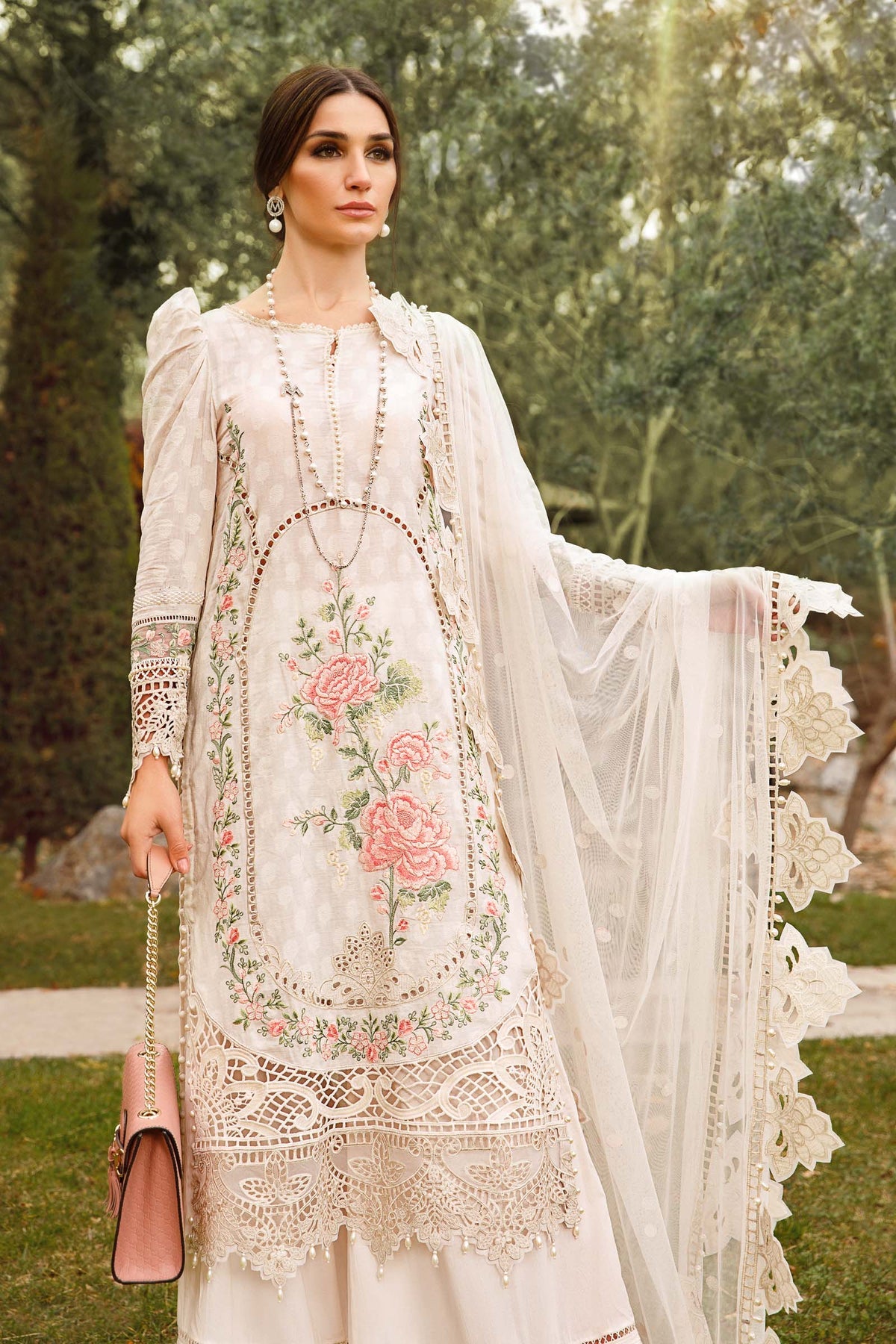 D-2301-A - Luxury Eid Lawn 2023 - Spring Summer 2023 - Shahana Collection UK