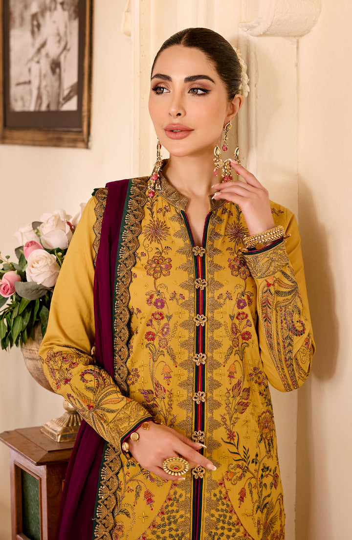 Gold Mine (MLFG-013) - Eid e Nobahar'23 -Maryum N Maria - Shahana Collection UK -Festive Eidm2023 - Spring Summer'23