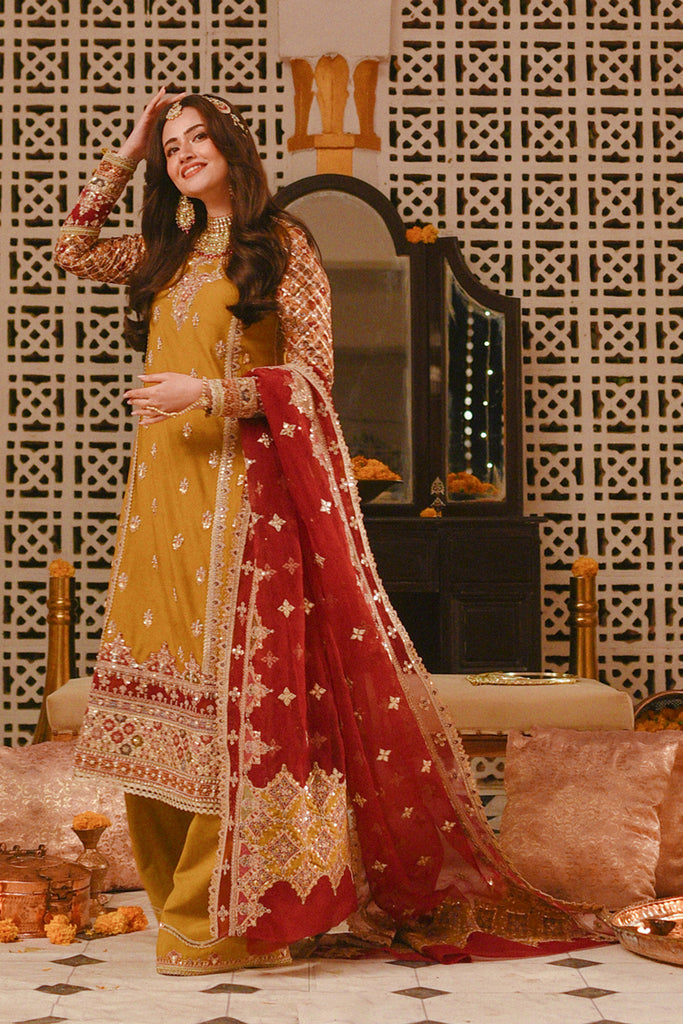 Inaya 02 - Mastaani Luxury Festive Qalamkar - Shahana Collection