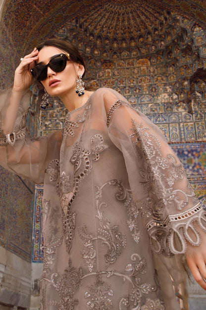 Maria.B Luxe Lawn - D-2303-B - Luxury Eid Lawn 2023 - Spring Summer 2023 - Shahana Collection UK