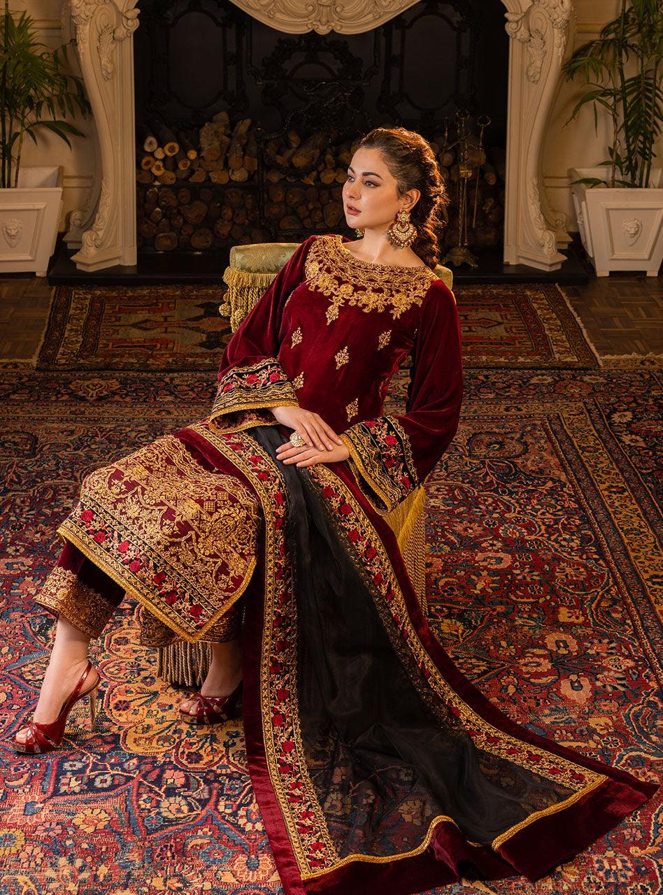 Ameerah 04 - Zainab Chottani Velvet 2022 Collection - Ameerah 04 - Zainab Chottani Velvet 2022 Collection - Shahana Collection