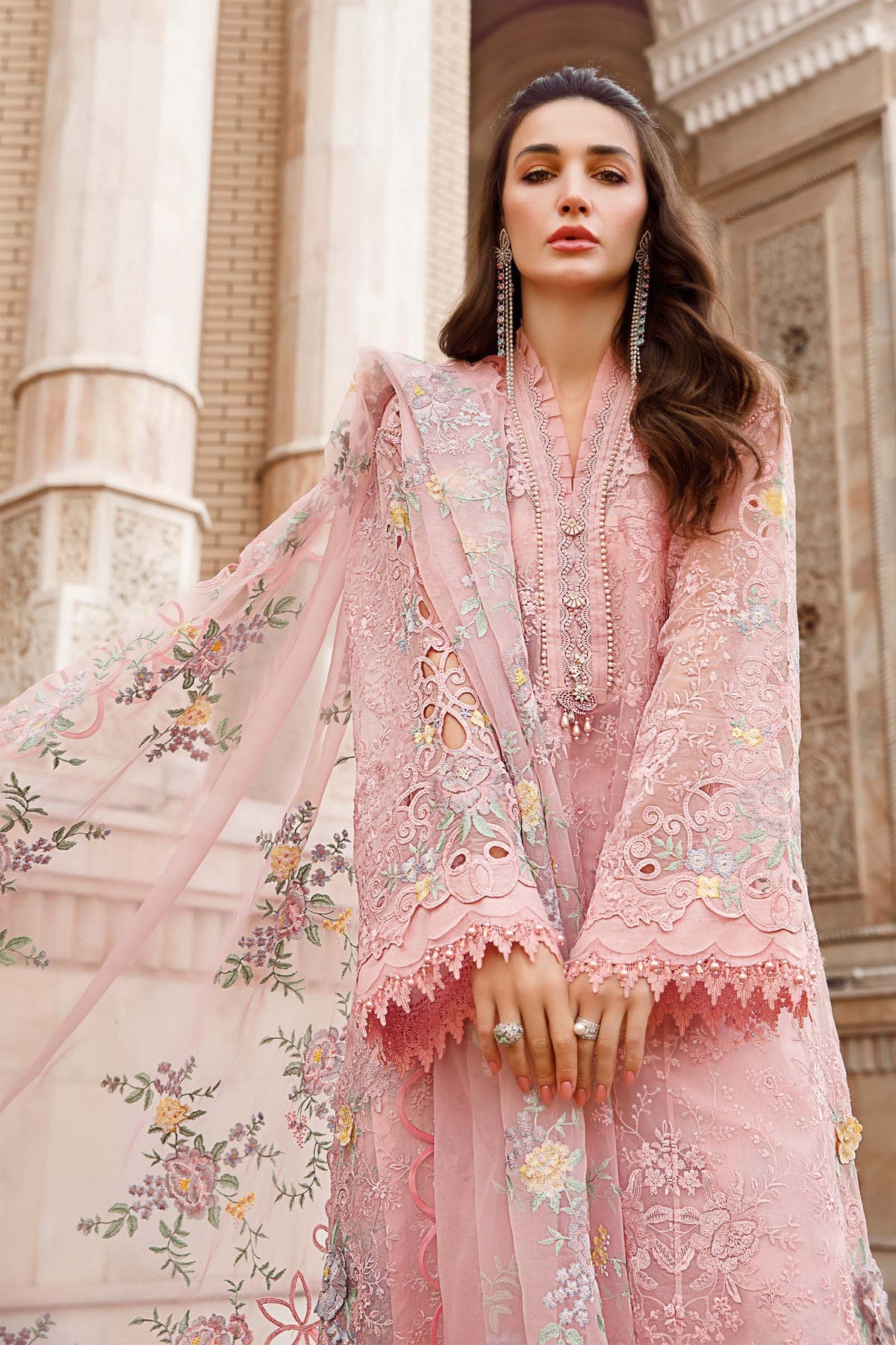 Maria.B Luxe Lawn - D-2304-A- Luxury Eid Lawn 2023 - Spring Summer 2023 - Shahana Collection UK